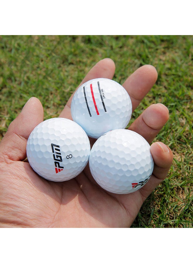 Pgm Golf Three-layer Compeion Balls, Tpu Three-line Balls, Soft Feel, Backspin, High Control, 12 Balls/1 Box - Image 3