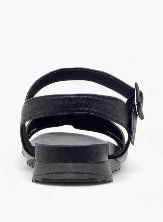 Le Confort Women Textured Sandal with Pin Buckle Closure  - Image 4