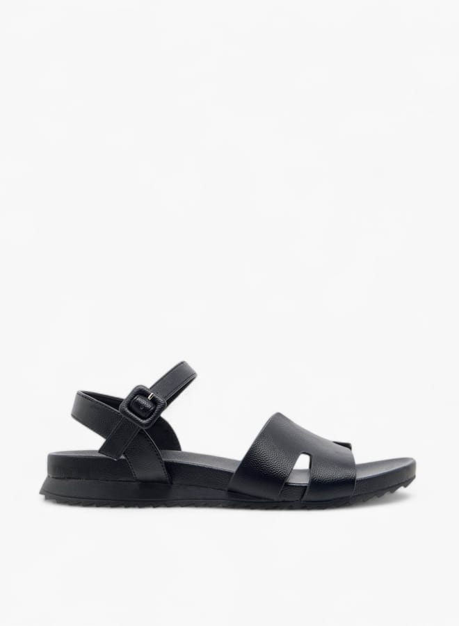 Le Confort Women Textured Sandal with Pin Buckle Closure  - Image 2