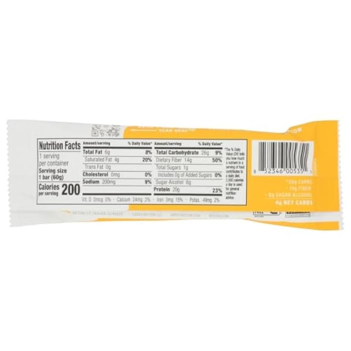 No Cow Chocolate Dipped Peanut Butter Protein Bar 2.12 OZ - Image 2