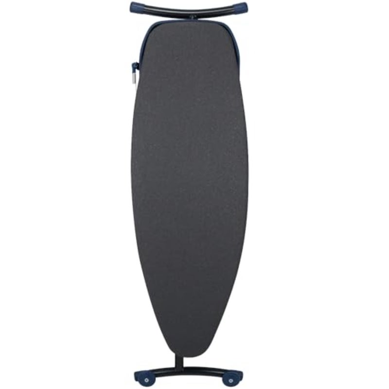 Pro Luxury Ironing Board, Extra Wide Iron Board 53''x18" with Heavy Duty Steam Iron Rest and Wheels for Easy Storage, Adjustable Height, Strong and Foldable T-Leg - Image 1
