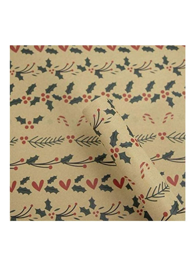 نيبمينينت مجموعة أوراق تغليف هدايا مكونة من 3 قطع بيج