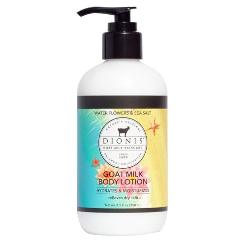 Dionis Goat Milk Body Lotion Water Flowers & Sea Salt 8.5 oz (Pack of 1) - Image 1