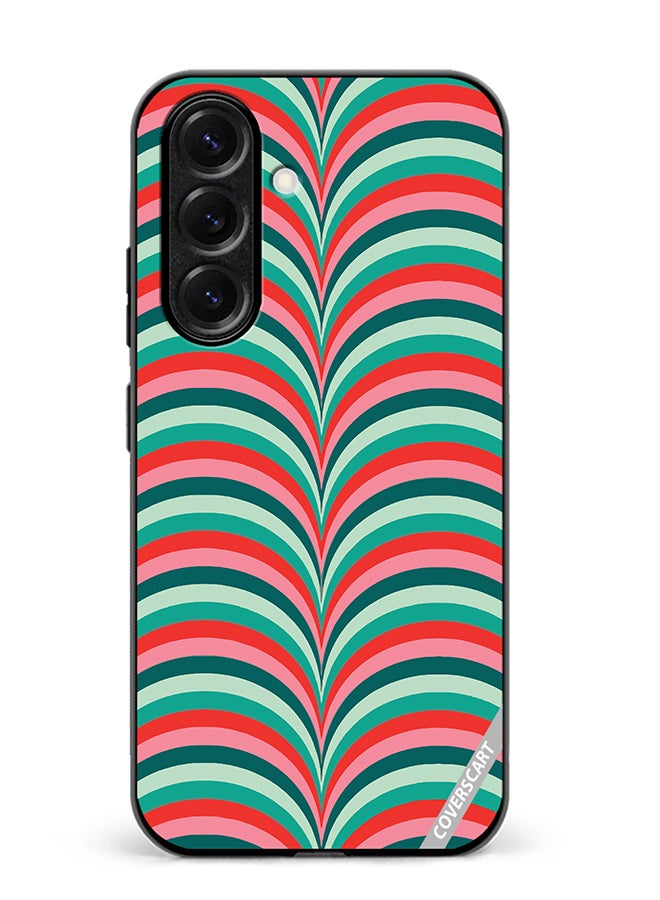 Protective Case Cover For Samsung Galaxy S25 Plus Strips Design Multicolour