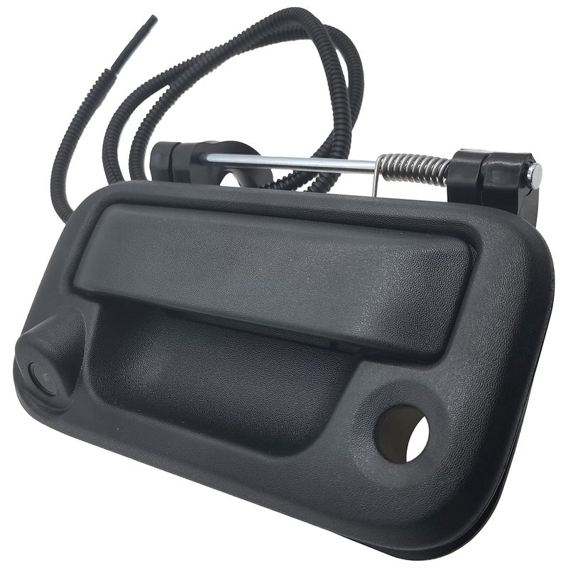 YCTMALL Tailgate Handle with Camera, OE: #8L3Z-9943400-AC, Compatible with Ford F150, F250, F350, F450, F550 (Black) - Image 3