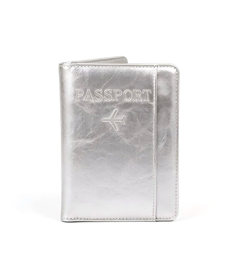 RFID Blocking Passport Holder Waterproof Travel Document Organizer Large Capacity Anti-Theft Passport Wallet Card Slot Pouch for Travel - Image 1