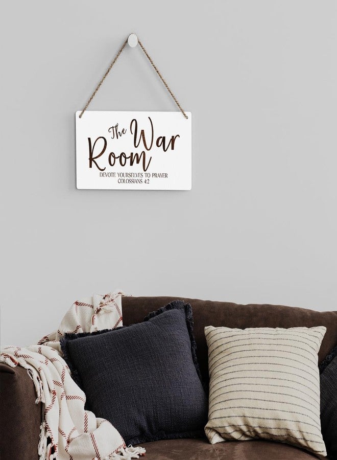 SENJIAN Rustic War Room Decor Christian Decor Bible Verse Wood Decor Sign Regalos Cristianos Para Mujer Scripture Printed Wood Sign Wall Art Religious Gifts Faith Based Gifts - Image 3