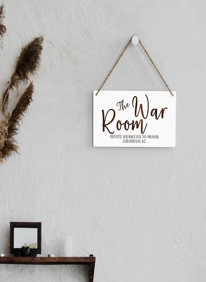 SENJIAN Rustic War Room Decor Christian Decor Bible Verse Wood Decor Sign Regalos Cristianos Para Mujer Scripture Printed Wood Sign Wall Art Religious Gifts Faith Based Gifts - Image 5