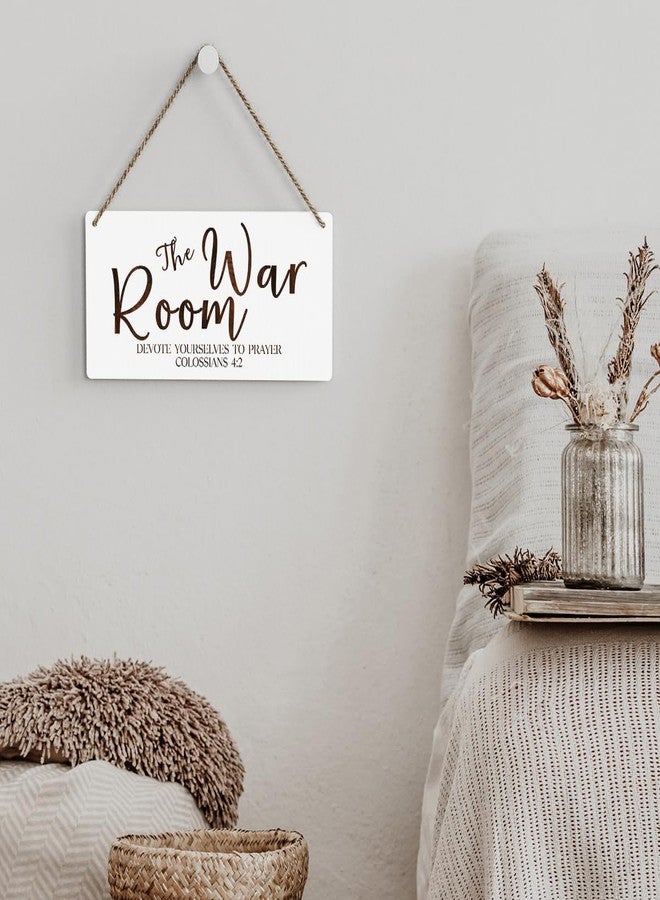 SENJIAN Rustic War Room Decor Christian Decor Bible Verse Wood Decor Sign Regalos Cristianos Para Mujer Scripture Printed Wood Sign Wall Art Religious Gifts Faith Based Gifts - Image 4