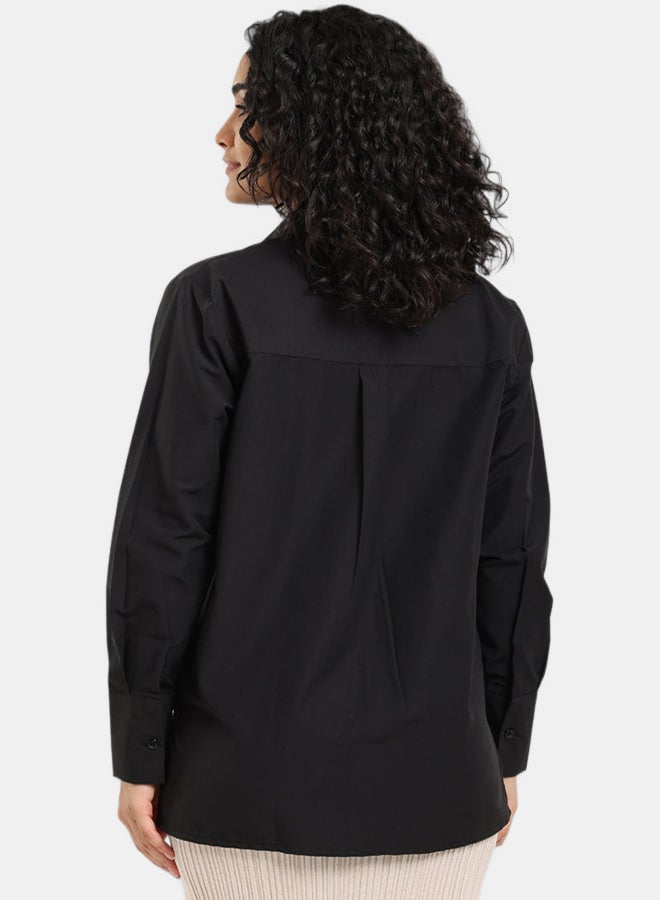 Carina Classic Collar Relaxed Shirt - Image 3