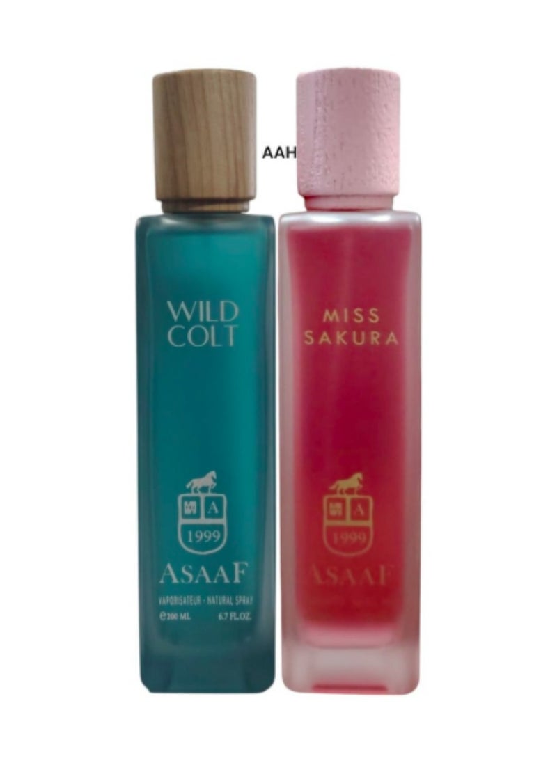 ASAAF ASAAF WILD COLT AND MISS SAKURA EDP 200ML 