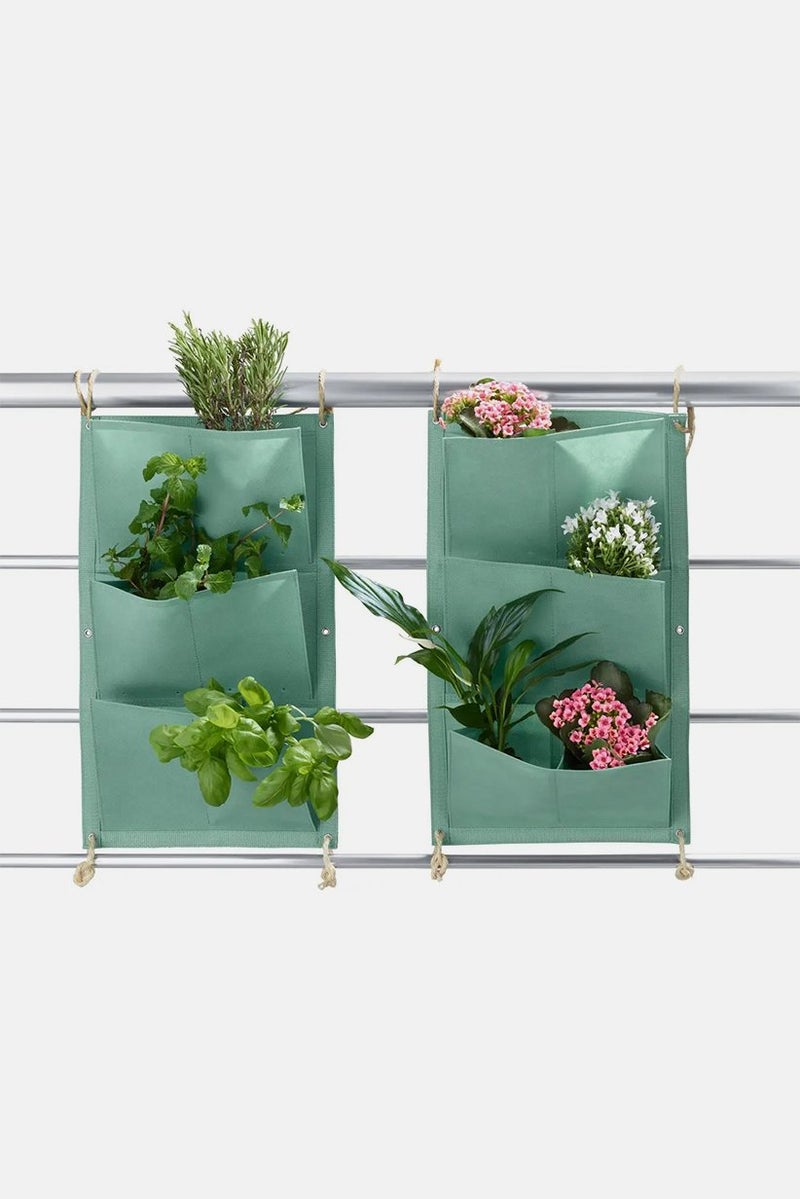 Tchibo Vertical Plant Pouches, Green  - Image 3