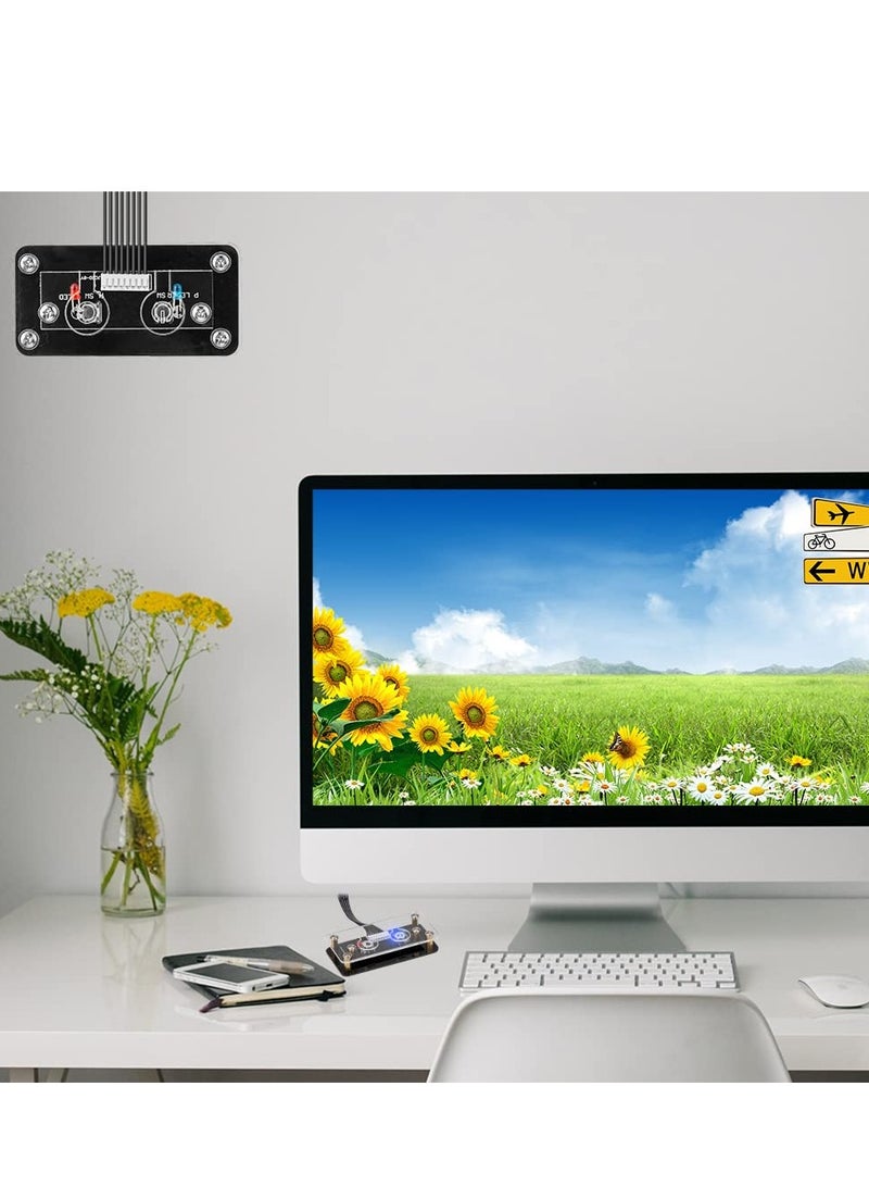 Zikra Desktop Computer Power Button PC Switch External Power Switch Power Supply Button Restart Button for PC Case Motherboard Switch On Off Power SW Cables - Image 4