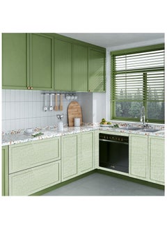 Anna 40cm x 10m Waterproof Moisture-Proof Solid Color PVC Self-Adhesive Wallpaper  - Image 4