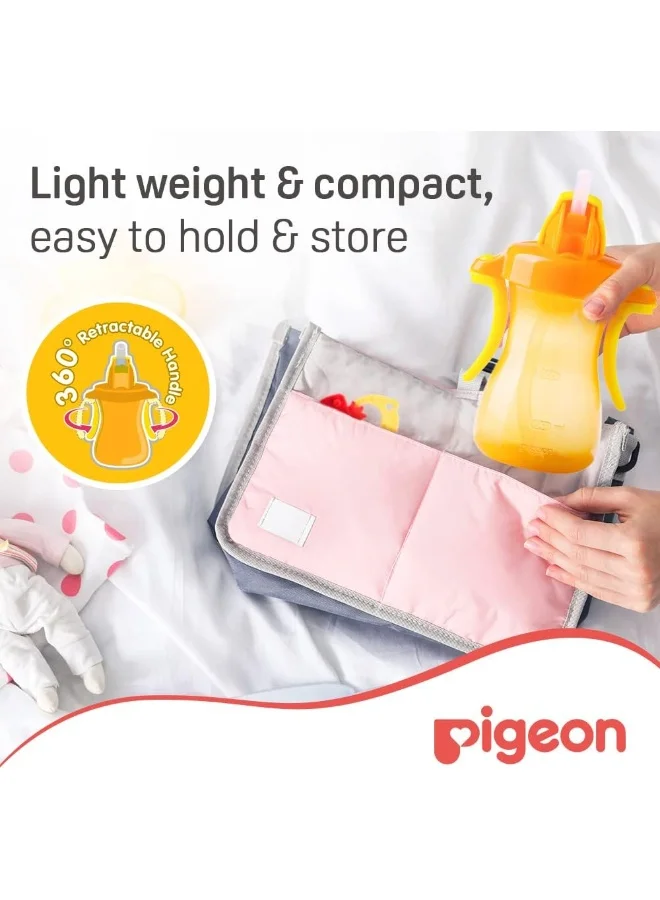 pigeon Petite Straw Bottle 150 ML, Orange, 9 Months +