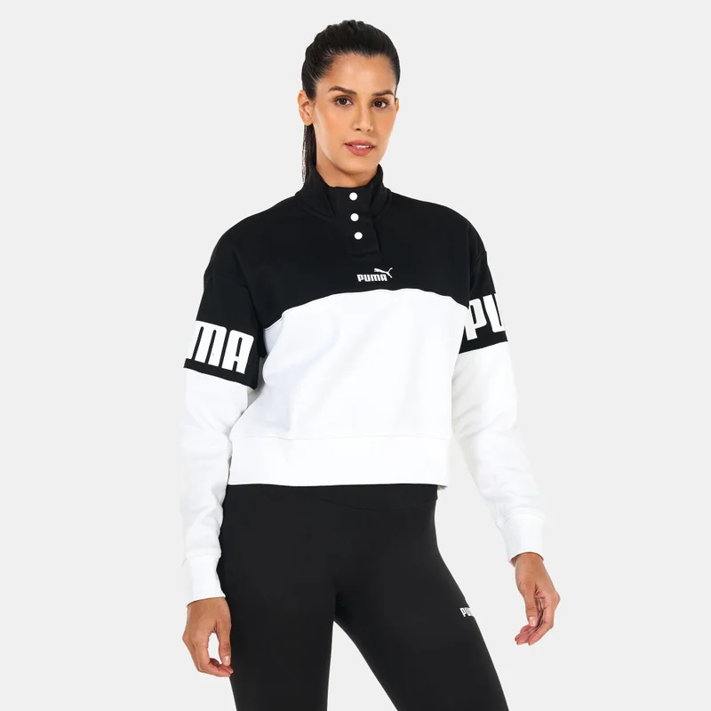 PUMA Women's Power Colourblock Crew Sweatshirt