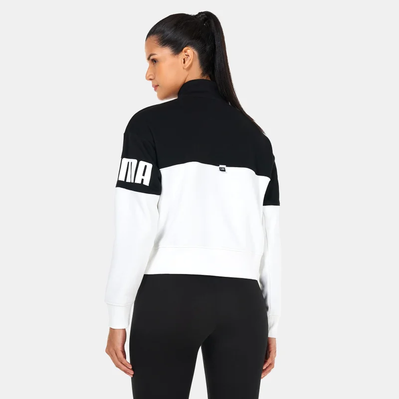 PUMA Women's Power Colourblock Crew Sweatshirt