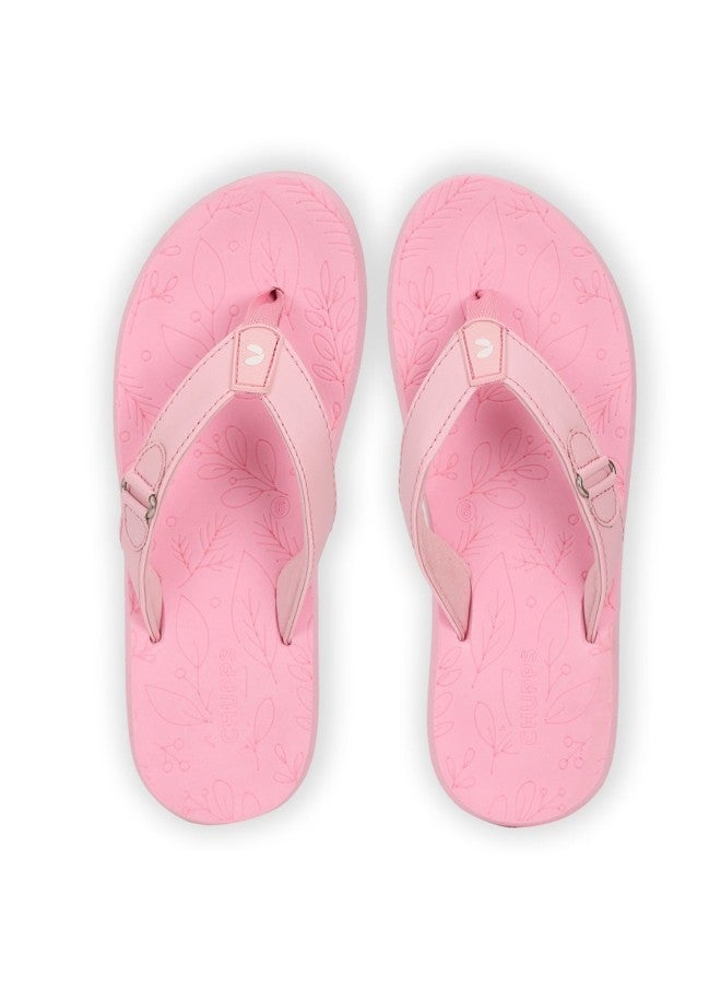 CHUPPS صنادل ش flip-flop وردية للنساء - Image 2