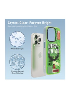 Mezone Destroyer iPhone 14 Pro MagSafe Case, Shockproof & Anti-Yellowing Phone Case Reinforced Corners with Airguard, Yellow Green  - Image 5