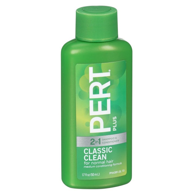 PERT PLUS Pert Classic Clean 2in1 Shampoo & Conditioner Great for Travel or your Gym Bag 1.7 fl. oz. - Image 2