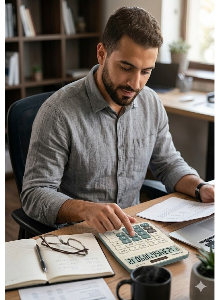 آلة حاسبة إلكترونية مكتبية B-125 للاستخدام المكتبي، شاشة LCD كبيرة مكونة من 12 رقمًا، مزودة بنظام طاقة مزدوج ومفاتيح ناعمة. آلة حاسبة عملية وموثوقة مصممة للاستخدام المكتبي اليومي، تتميز بشاشة كبيرة وواضحة، ومفاتيح ناعمة ومريحة، ونظام طاقة مزدوج موفر للطاقة. - Image 3