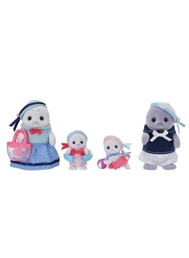 Calico Critters Seal Family - 4 Collectible Figures For Ages 3+ - Image 1