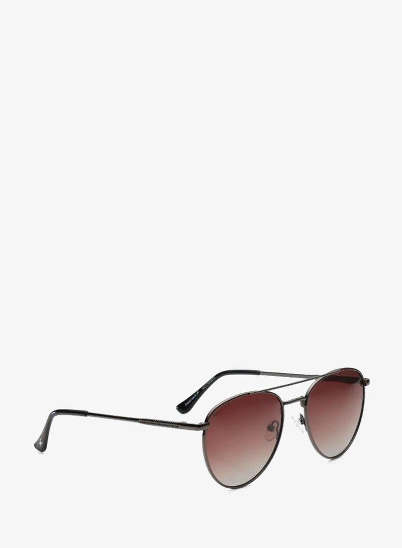 fastrack Polarized Sunglasses Gunmetal Frame Brown Mirror Lens 53mm  - M277BR8PV - Image 1