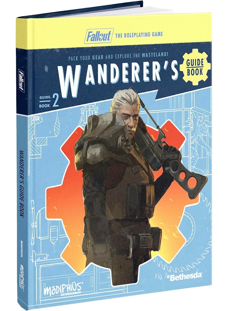 Modiphius Modiphius Entertainment: Fallout: The Roleplaying Game - Wanderers Guide Book - Hardcover RPG Book, Tabletop Role Playing Game, Officially Licensed - Image 1