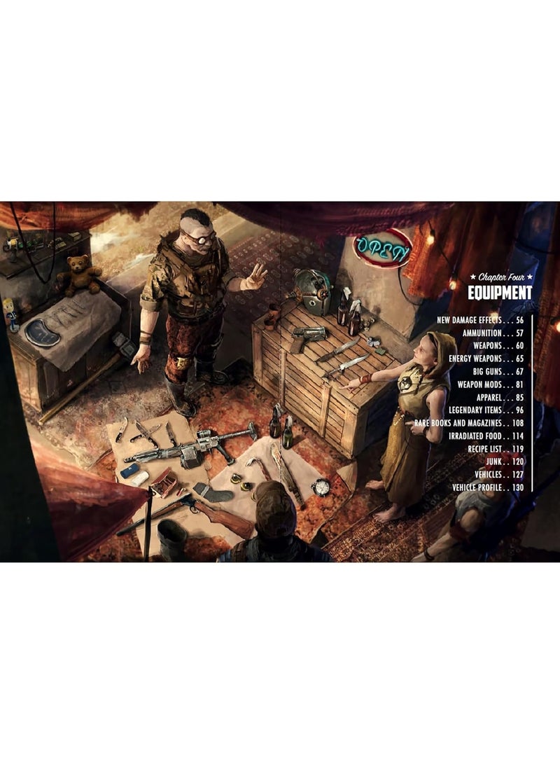 Modiphius Modiphius Entertainment: Fallout: The Roleplaying Game - Wanderers Guide Book - Hardcover RPG Book, Tabletop Role Playing Game, Officially Licensed - Image 2