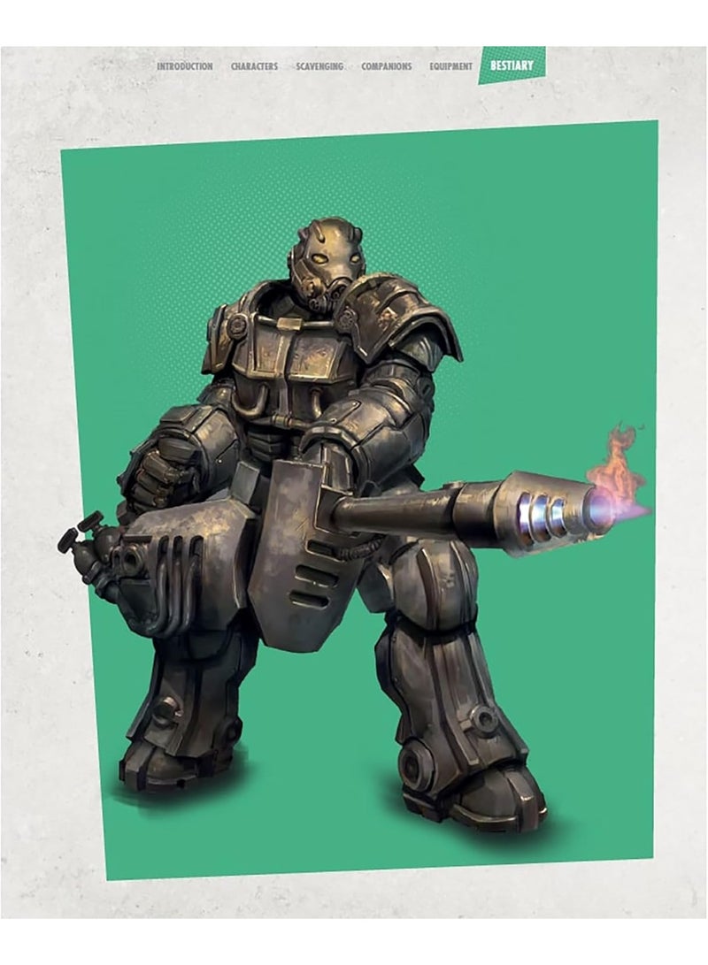 Modiphius Modiphius Entertainment: Fallout: The Roleplaying Game - Wanderers Guide Book - Hardcover RPG Book, Tabletop Role Playing Game, Officially Licensed - Image 4