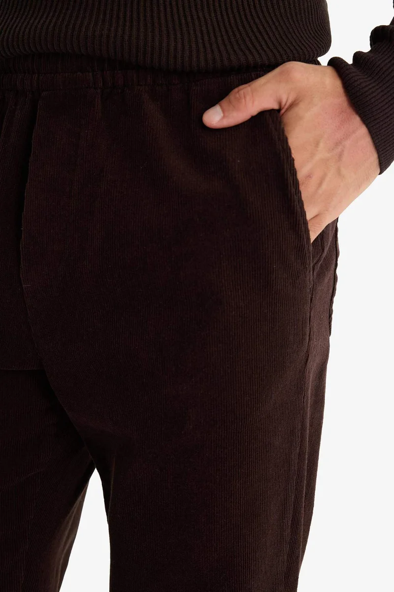 Defacto  Relax Fit Straight Leg Trousers for Men | Best Price UAE