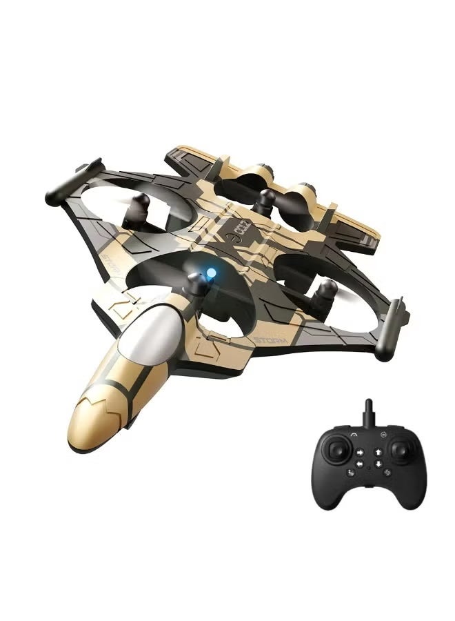 JAJEEK Drone Z100 Colorful LED Light Flying Toy with Shuttle Stunts, 360° Flips, Easy One-Key Takeoff & Landing, Stable Hover Control for Indoor and Outdoor Play - Image 1