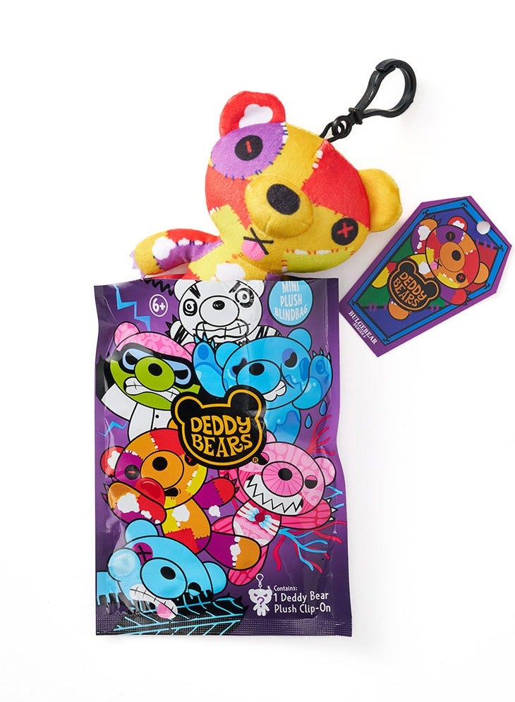 Deddy Bears Deddy Bears Series 3 Mystery Blind Bags 12cm Collectible Plush Toy with Bag Clip, 6 Unique Characters to Collect, Surprise Blind Bags for Fright Fans & Collectors  - Image 2