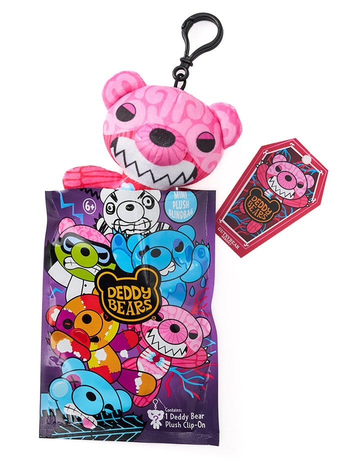 Deddy Bears Deddy Bears Series 3 Mystery Blind Bags 12cm Collectible Plush Toy with Bag Clip, 6 Unique Characters to Collect, Surprise Blind Bags for Fright Fans & Collectors  - Image 3