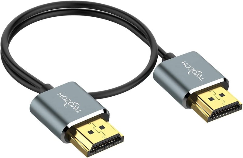 توزوه كابل HDMI طويل فائق النحافة من بطول 5 متر، كابل HDMI 2.0 فائق النحافة، كابل HDMI 4K مرن للغاية يدعم 3D/4K@60Hz، 2160P، 1080P - Image 2