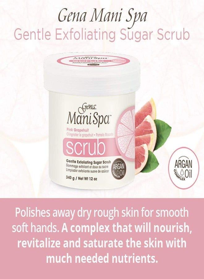 Gena Mani Spa Sugar Scrub, Prepares Hand, Nails, and Cuticles For Great Manicure Treatment 12 Oz - Image 4