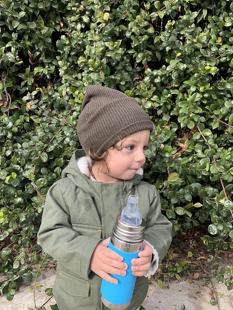 Pura Kiki 9oz260 ml Stainless Steel Insulated Bottle wSilicone Straw  Sleeve 100 PlasticFree MadeSafe Certified 100 MedicalGrade Silicone Straw for Kids Toddlers Babies  Infant  New Mint - Image 2