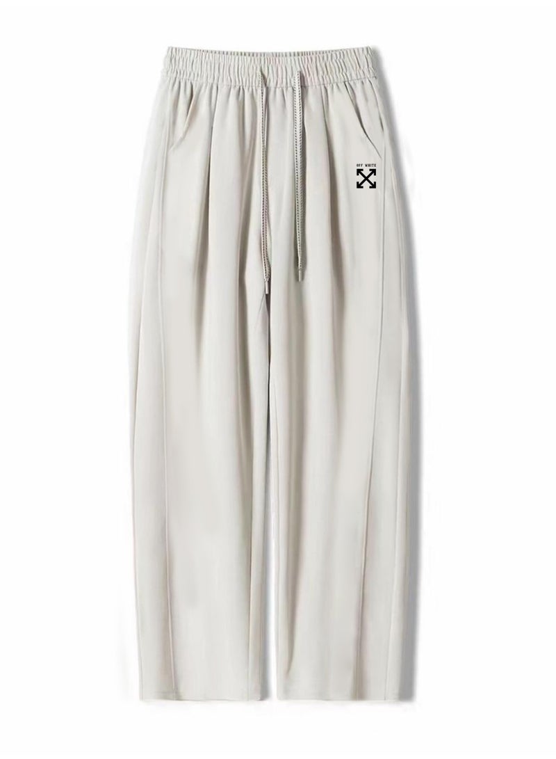 أوف-وايت OFF-WHITE Straight pants for men and women in autumn loose casual sports pants - Image 3