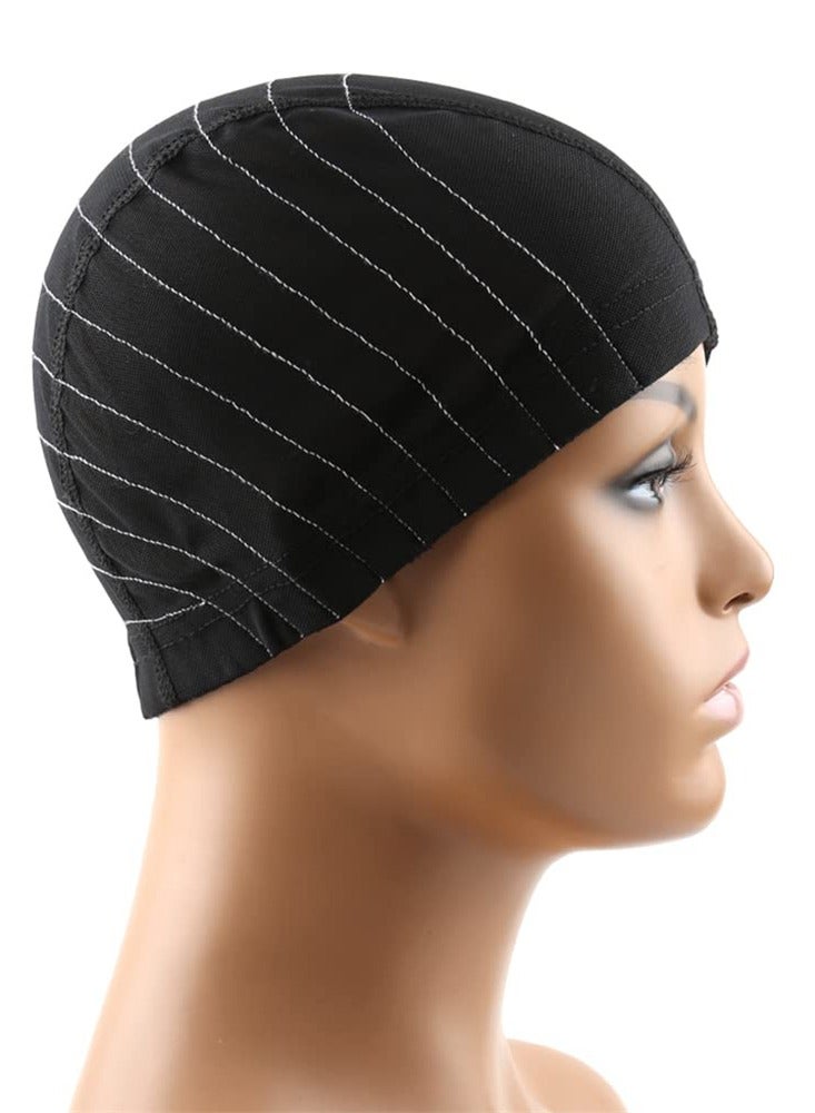 Excefore Mesh Dome Wig Cap for Making Wigs, Perfect for Beginner Sewing 5x5 Lace Closure, Stretchable Hairnet with Wide Elastic Band - Image 1