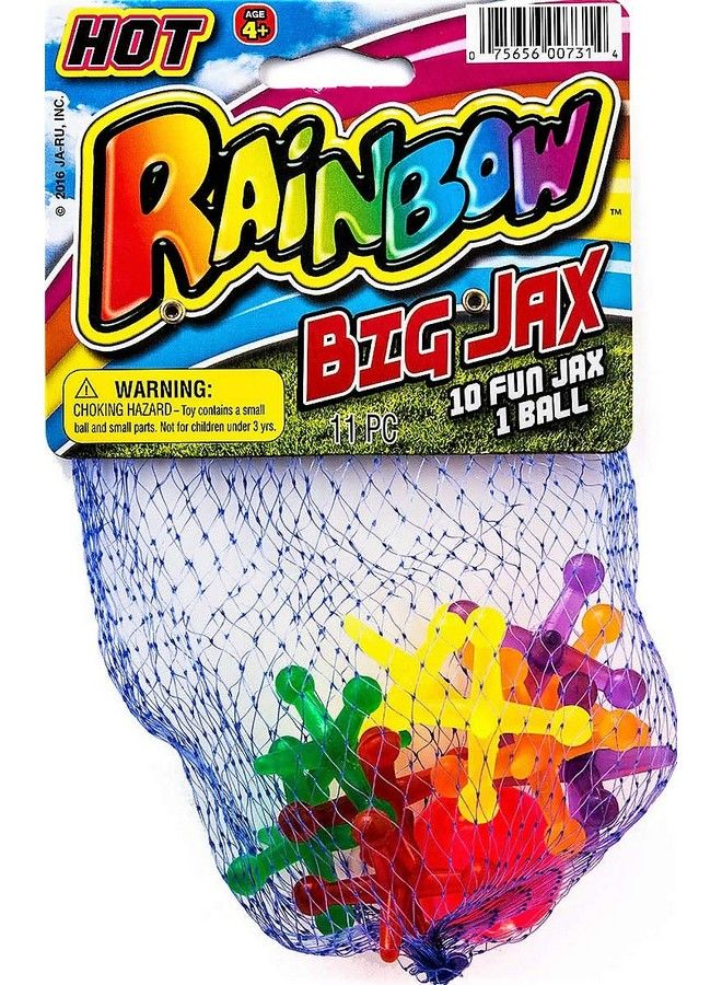 جا-رو مجموعة ألعاب Big Jacks (عبوة من 8 وحدات) ألعاب أطفال جاكس كلاسيك هدايا رائعة للحفلات أو حشو Pinata بكميات كبيرة. 731 8 أ - Image 5
