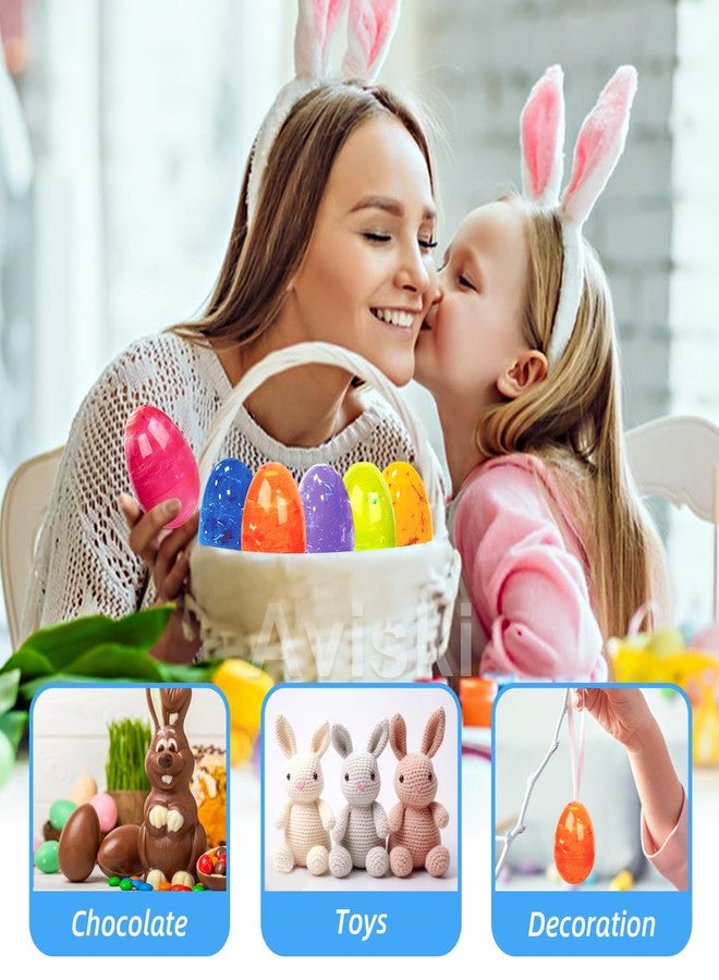Aviski 144Pcs 2.36'' Tall Marble-Like Plastic Easter Eggs for Kids Egg Hunt Basket Bag Empty Stuffers Fillers with 2pcs Cute Non Woven Bags, Toys FillingTreats & Easter Theme Party Supplies Favors - Image 5