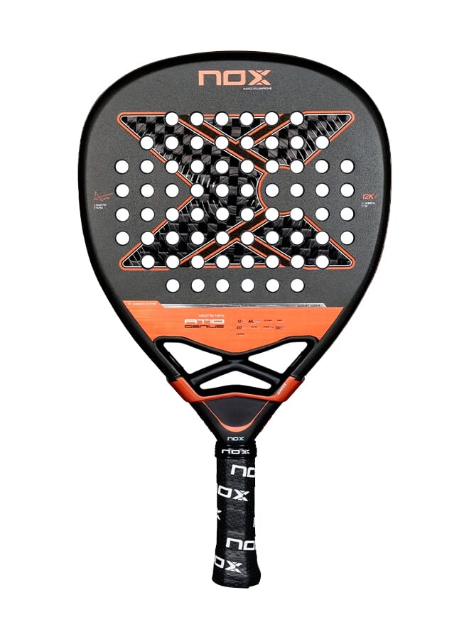 NOX مضرب باديل NOX AT10 لوكشري جينيوس أتاك 12K أغوستين تابيا 2025 - Image 1