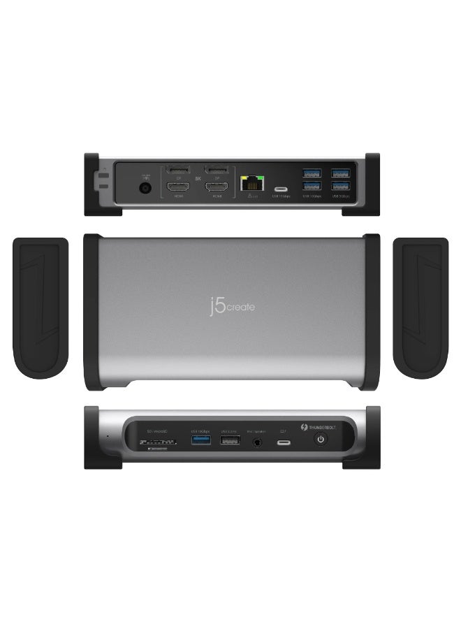 j5create JTD568 Thunderbolt™ 4 Quad Display Docking Station - Image 2
