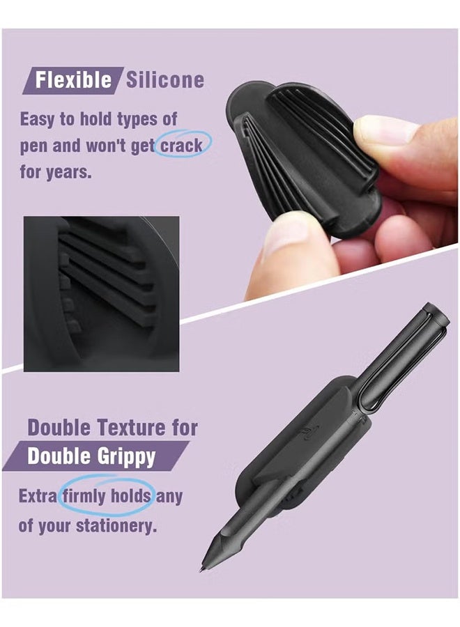 اتش واي حافظات أقلام لاصقة لمكتب، مجموعة مكونة من 6، وسادات لاصقة مطورة - حافظ أقلام مرن للجدران والألواح المغناطيسية، ملحقات مكتبية أساسية، مستلزمات للمعلمين - Image 5