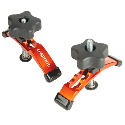 O'SKOOL Positionable T-Track Hold Down Clamp Kit, 5-3/8" L x 1-1/8" Width for CNC Router Clamp and T-Slot T-Track Clamp,2 Pack - Image 1