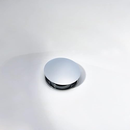 Yodel Faucet Bathroom Sink Drain with Overflow - Big Cap for Standard 1 3/4" Drain Opening - Pop Up Drain,Chrome,YDPOP-6 - Image 4