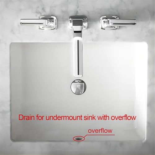 Yodel Faucet Bathroom Sink Drain with Overflow - Big Cap for Standard 1 3/4" Drain Opening - Pop Up Drain,Chrome,YDPOP-6 - Image 2