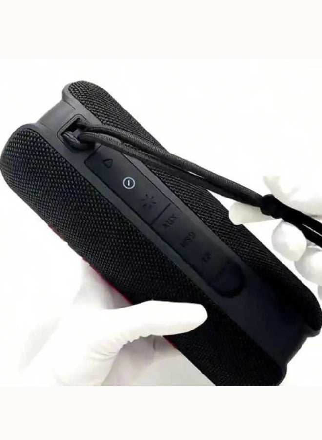 Haino Teko Germany S92 Portable Wireless Speaker With High Bass Sound Quality Multi Functional Button Cotrol and LED Light(Red) - Image 5