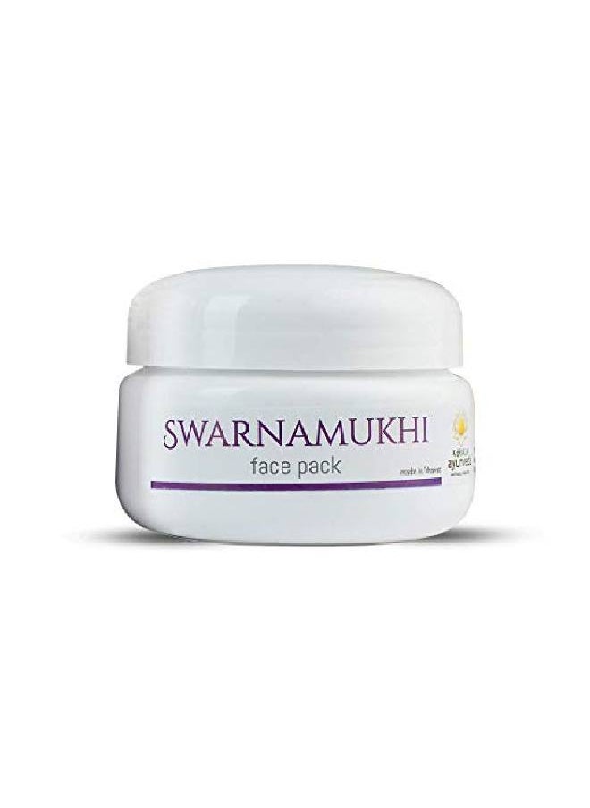 Kerala Ayurveda Swarnamukhi Face Pack With Lotus & Saffron Cleanses & Gently Exfoliates Dead Skin For All Sensitive And Oily Skin 17 Oz  - Image 3
