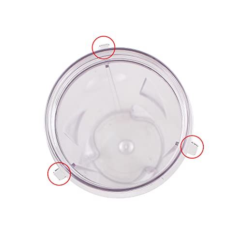 Anbige Replacement Parts 3 tabs cups intended for Nutri Ninja Blender, 2 Pack 16-ounce Single Serve Cup and Sip&Seal Lid Fit Ninja BL200 30/ BL201 30/BL201C 30/BL203QBK - Image 2
